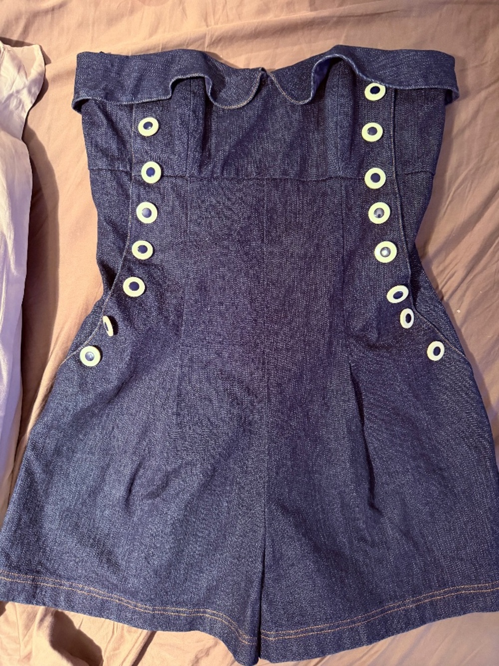 Betsey Johnson denim jumper